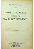 Wstęp szczegółowy do ksiąg św. Starego Testamentu 1927 r.