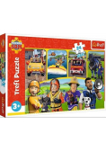 Puzzle 24 maxi Strażak Sam i przyjaciele