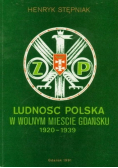 Ludność Polska w wolnym mieście Gdańsku 1920 1939