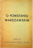 O powstaniu warszawskim 1944 r.