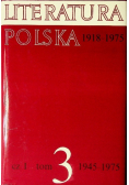 Literatura polska 1918 1975 Część I Tom 3