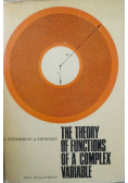 The Theory of Functions of a Complex Variable