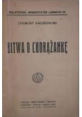 Bitwa o chorążankę. 1930 r.