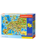 Puzzle 100 Mapa Europy
