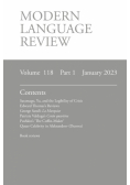 Modern Language Review (118
