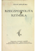 Świat antyczny rzeczpospolita rzymska  1935 r.