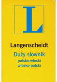 Słownik Duży polsko-włoski włosko-polski