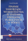 Finanse samorządu województwa w systemie finansów publicznych w Polsce