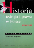 Historia ustroju i prawa w Polsce 1918 - 1989 wybór źródeł