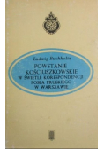 Powstanie kościuszkowskie w świetle korespondencji posła pruskiego w Warszawie