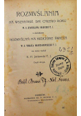 Rozmyślania na wszystkie dni całego roku Część druga 1902 r.
