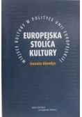 Europejska stolica kultury