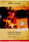 Wybrane aspekty pracy socjalnej
