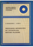 Przewodnik metodyczny do studiowania historii filozofii