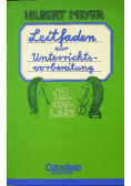 Leitfaden zur Unterrichtsvorbereitung