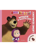 Masza i Niedźwiedź. Witajcie w naszym lesie! Leśne szablony