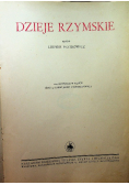 Wielka historia powszechna, Tom III dzieje Rzymskie 1934 r.