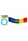 Girlanda papierowa kolorowa 4m
