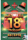 Karnet Urodzinowy z receptą 18