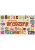 Zaproszenia urodzinowe Prezenty 5 sztuk