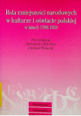 Rola mniejszości narodowych w kulturze i oświacie polskiej