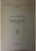 Textos De Literatura Hispanoamericana