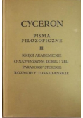 Cyceron Pisma filozoficzne Tom III