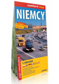 Niemcy laminowana mapa samochodowa 1:900 000