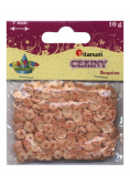 Cekiny pomarańczowe 7mm 10g