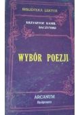Wybór poezji