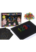 Magiczna tablica edu 3D podświetlana układanka