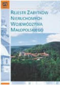 Rejestr zabytków nieruchomych województwa małopolskiego