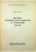 Historia akademii sztuk pięknych w warszawie 1904 - 1964