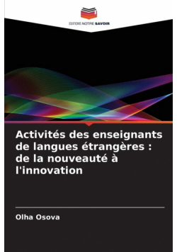 Activités des enseignants de langues étrangères