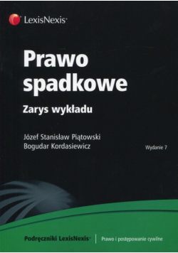 Prawo spadkowe Zarys wykładu