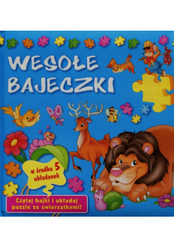 Wesołe bajeczki Książka z puzzlami