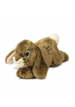 Królik brązowy leżący 22 cm