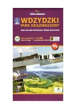 Wdzydzki Park Krajobrazowy. Mapa turystyczna 1:25
