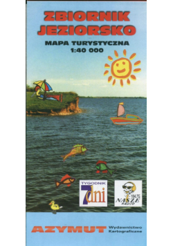 Zbiornik Jeziorsko mapa turystyczna