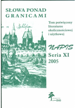 Słowa ponad granicami Napis seria XI