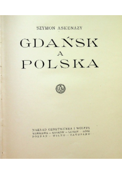 Gdańsk a Polska 1919 r.