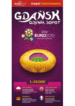 Gdańsk Gdynia Sopot plan miasta 1:26 000