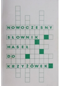 Nowoczesny słownik Haseł do krzyżówek