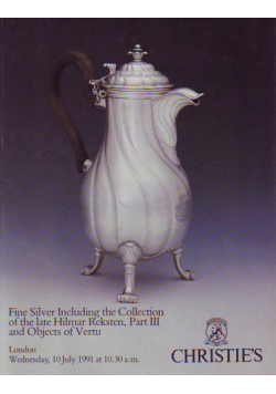 Fine SIlver Including the Collection of the Late Hilmar Reksten Part 3