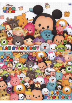 Blok rysunkowy A4 Tsum Tsum 20 kartek 10 sztuk mix