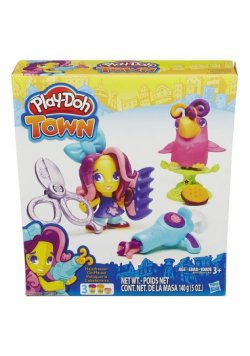 Play-Doh Town Figurka ze zwierzątkiem fryzjer i papuga