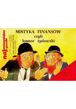Najsmutniejsze rysunki Tomik 1 Mistyka finansów czyli humor żydowski
