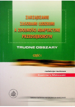 Zarządzanie zasobami ludzkimi a zdolności adaptacyjne przedsiębiorstw