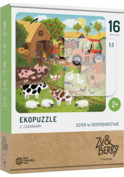 Dzień w gospodarstwie  Ekopuzzle z zadaniami