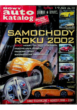 Nowy auto katalog Samochody roku 2002 Nr 1